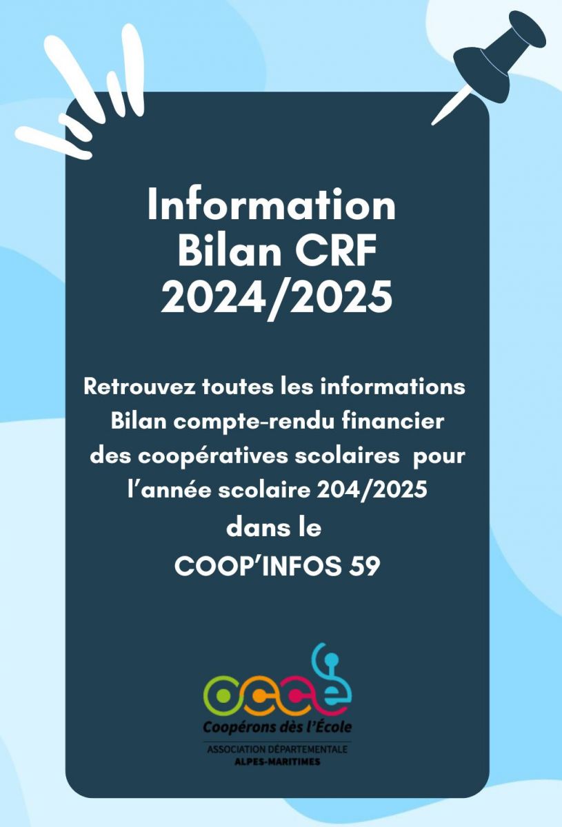 Bilan CRF pour l'année 2024-2025